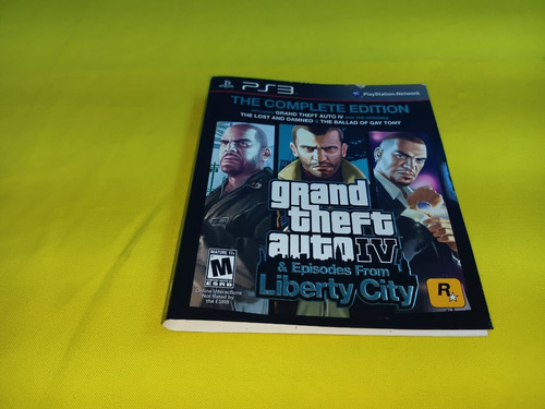 Portada Original Grand Theft Auto Iv & Liberty City Ps3