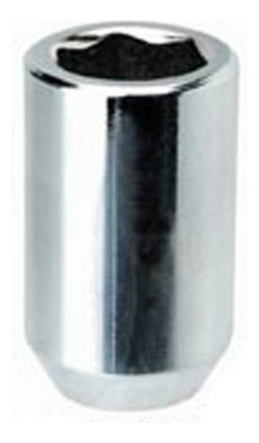 White Knight 2850-4 Chrome Tuner Acorn Lug Nut With Key - 4 