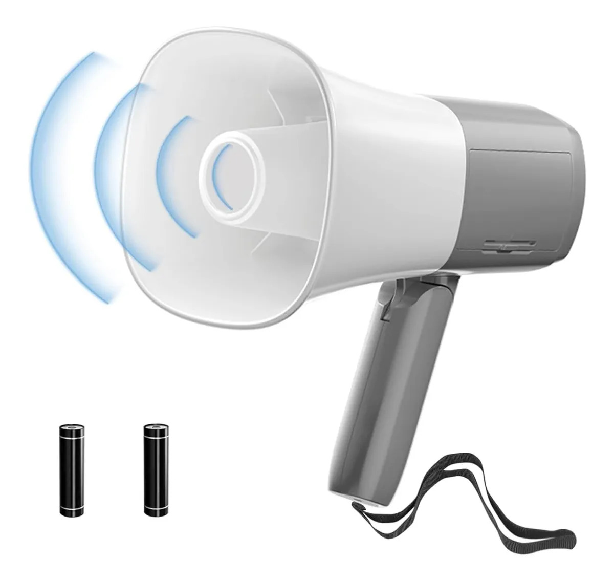 Megáfono Portátil Recargable con Grabación de 350 Segundos y Bluetooth