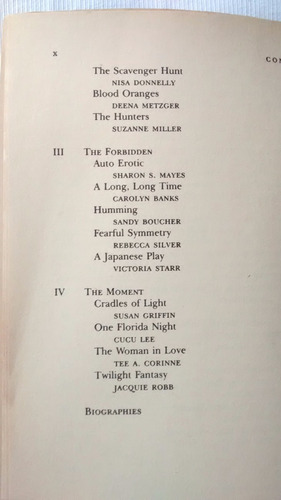 Erotic Interludes Lonnie Barbach Editor Of Pleasures 1987