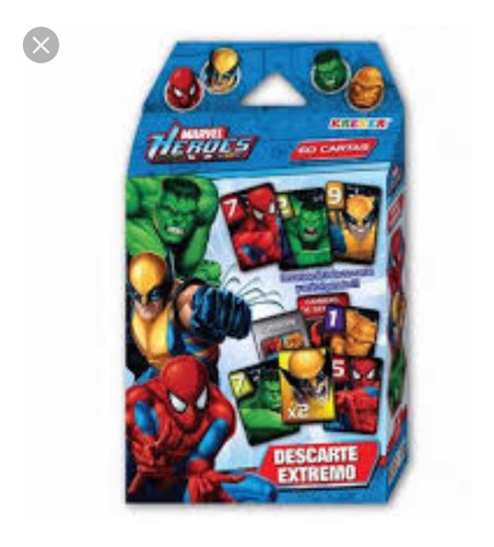 Juego  De Cartas Marvel Heroes Descarte Extremo Kreker