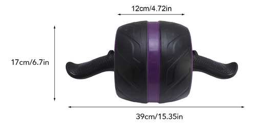 - Equipamento De Treino Abs Roller Wheel, Baixo Ruído,