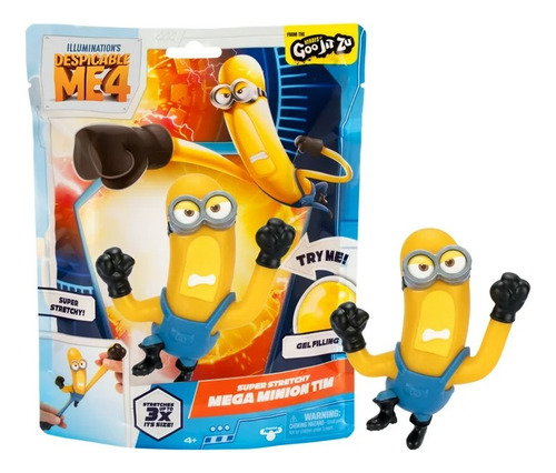 Mi Villano Favorito Minion Tim Super Stretchy Mega Goojitzu