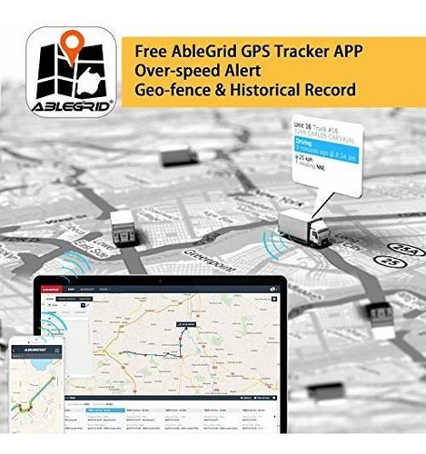Ablegrid Gps Tracker Vehiculo Lot Nb 4g Dispositivo Tiempo