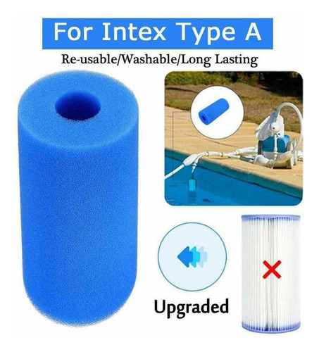 3 Filtros De Baño De Esponja Reutilizables, Tipo A Y S