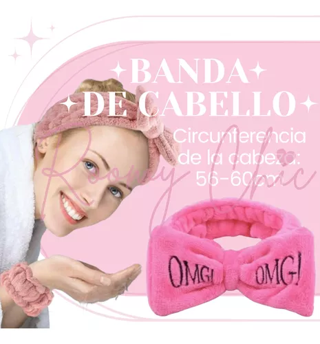 Banda Sujetadora De Cabello Maquillaje Diadema Spa Skincare