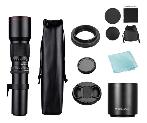 Lens 500mm 200d 700d 7d Telephoto 150d 70d 600d 2x T-mount