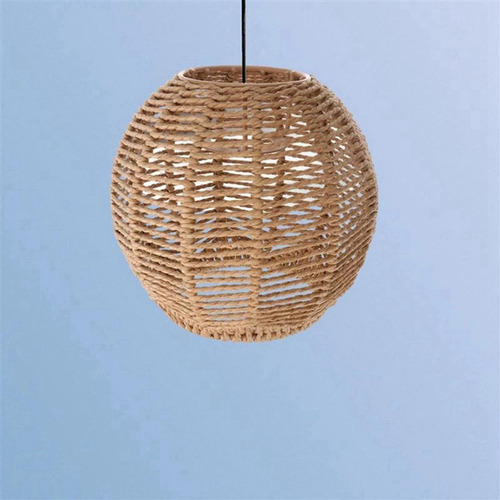 Capa De Lâmpada De Vime Para Iluminação Doméstica 3x Lustre
