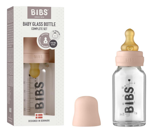 Bibs Bottle Bottle Complete Set 110 Ml | Bpa Goma Natural Gr
