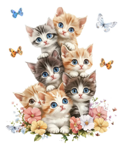 Pegatinas De Pared De Gatito Calcomanías De Pared De Gato