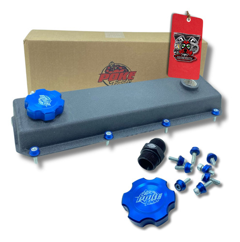 Tampa De Valvula Motor Ap Azul Com Suporte Para Sensor