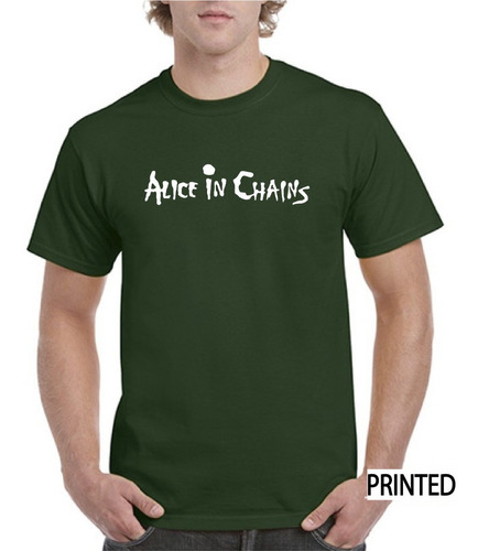 Polera Hombre Estampado Alice In Chains 2