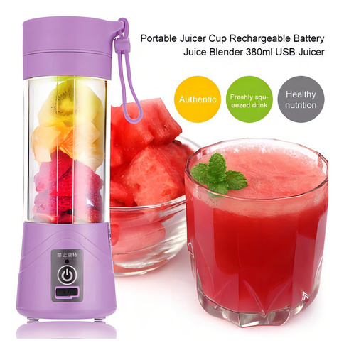 Mini Liquidificador Portátil Shake Eletrico Mini Liquid Usb
