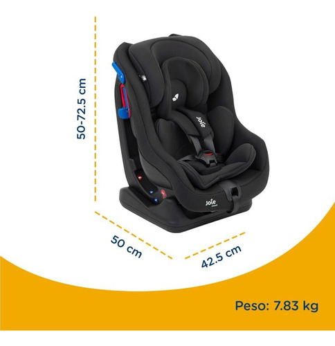 Autoasiento Joie Silla De Auto Steadi Coal Color Negro Negro