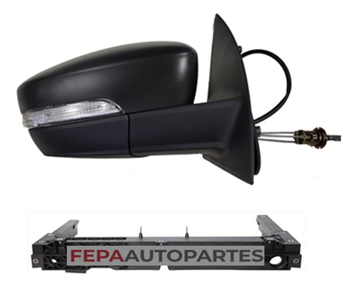 Cacha Espejo Exterior Vw Gol Trend Voyage 13/16 Control Giro