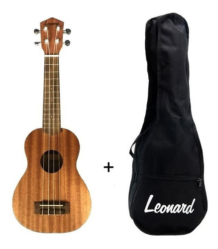 Guitalele Leonard Natural Mate Con Eq Afinador Gll21eqn