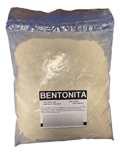 Bentonita 1 Kg - Cerámica, Arena Sanitaria