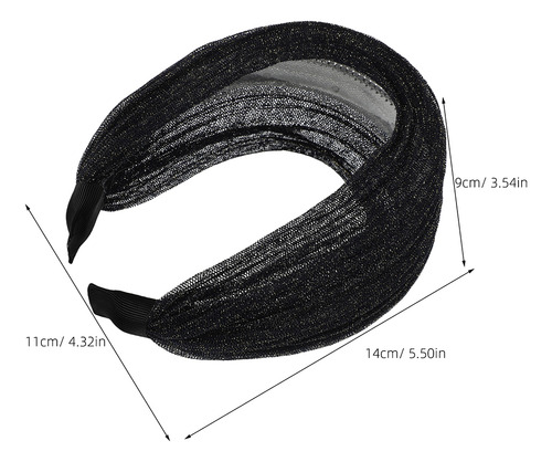 2 Diademas Elásticas Anchas Para Mujer, Antideslizantes