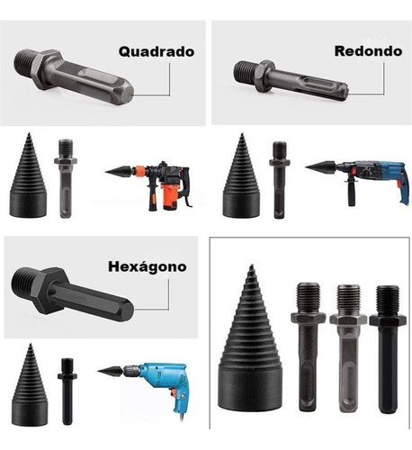 Broca Para Grietas De Madera De 50 Mm Para Taladro Universal