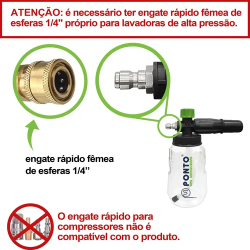 Snow Foam Hobby Engate Rápido Compatível Com Wap Wl 1800