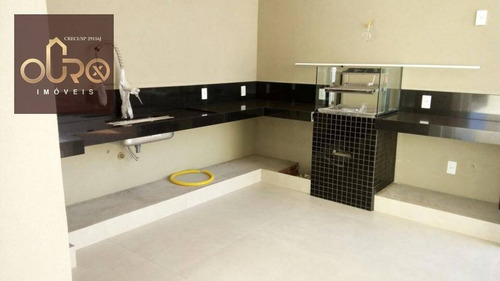 Imagem 9 de 30 de Sobrado Novo Residencial À Venda, Condomínio Villaggio Di Firenze, Franca. - So0016