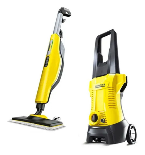 Imagen 1 de 4 de Limpiadora A Vapor Sc3 Upright + Hidrolavadora K2 Car Garden