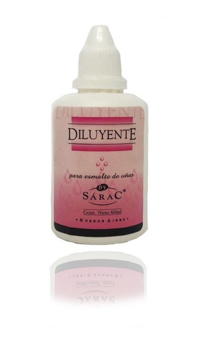 Diluyente De Esmaltes Tradicional By Sarac X60 Ml