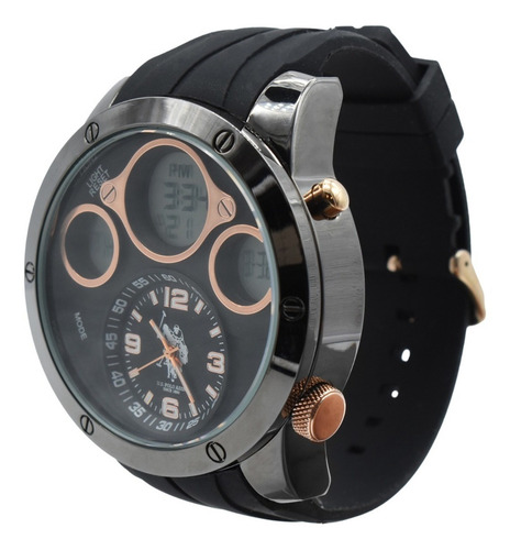Reloj U.s. Polo Assn. Para Caballero Uskwm-48-0070 Negro