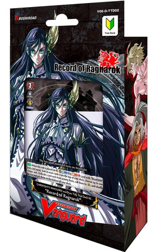 Cardfight Vanguard Trial Deck 02 Record Of Ragnarok Inglês