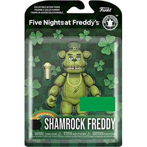 Five Nights At Freddy&#39;s Shamrock Freddy Figura De A...