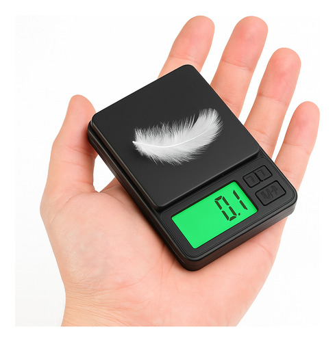 Balanza Digital Cocina Miligramos Alta Precisión Comercial Negro 1 Kg