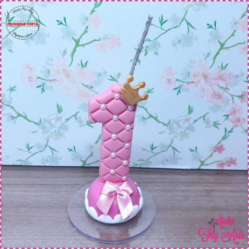 Imagem 1 de 2 de Velas Aniversario Biscuit Personagens Realeza, Princesa