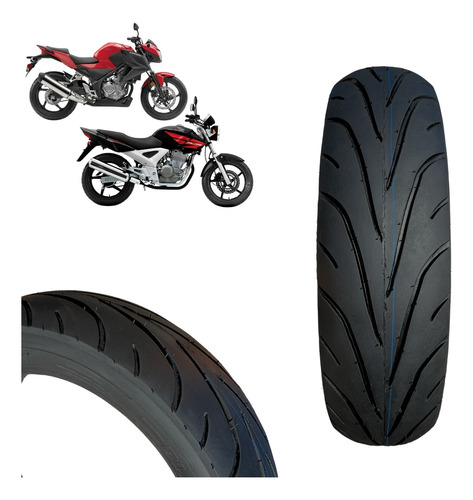 Pneu Sport R 140/70-17 66s Tl Traseiro Cb300 Fazer Twistter