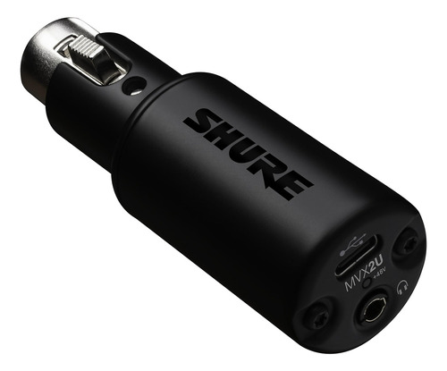 Shure Mvx2u - Interfaz Digital Xlr A Usb Con Conector Para A