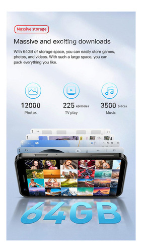 Roiesvry Xs16 Mini Smartphone De 3 Pulgadas 4g Lte Android