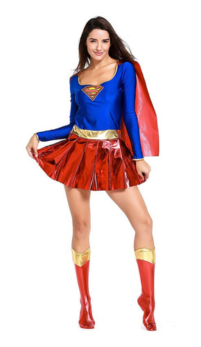 Woman Super Hero Cosplay Female Costume Superwoman