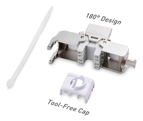 Conector Keystone Blindado Rj45 W Con Certificacion Ul De...
