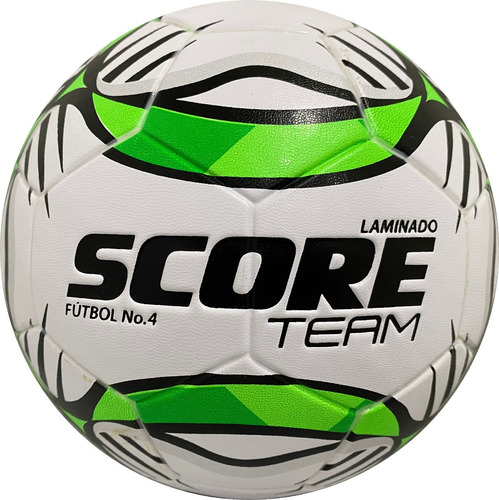 Balón De Fútbol Score By Golty Team Laminado #4 Verde