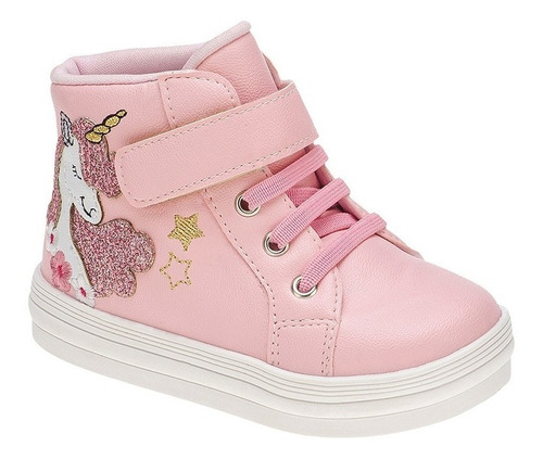 Tenis Infantil Feminino Bebe Menina Unicornio Preto Rosa | Mercado Livre