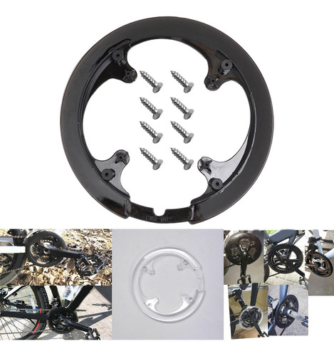 3 Protector De De Rueda De Cadena Protección De Negro