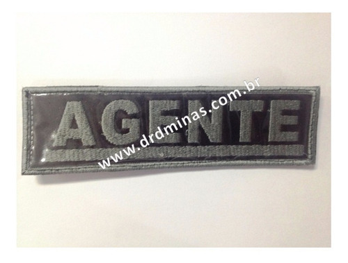 Etiqueta Bordada Agente - U 15 X 5