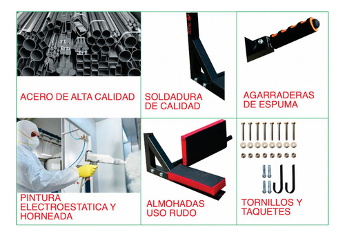 Total Fit B1am+l Barra Para Dominadas Fondos Ejercicio Casa