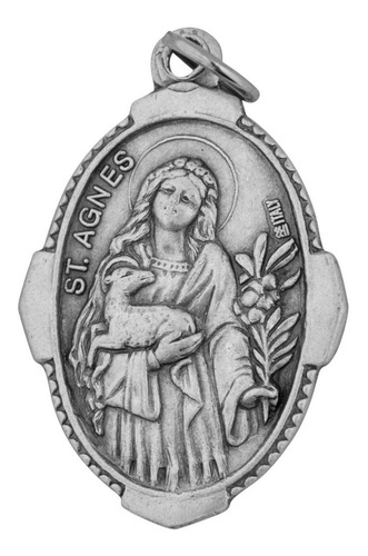 Medalla De San Católico Tradicional De Venerare (santa Eda.