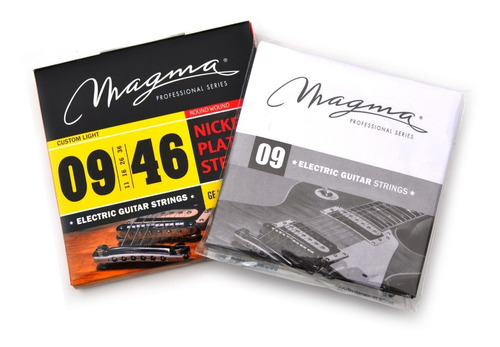 Encordado Cuerdas Guitarra Eléctrica Magma 009 46 Ge130n
