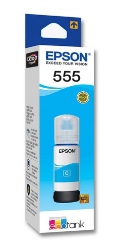 Botella Epson Ecotank T555 (t555220-al) Cian