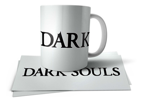 Dark Souls Nombre Taza Polimero Tu Propio Estilo #2