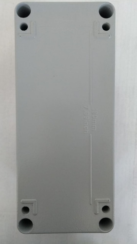 Cx Botoeira Aluminio 4 Furos 22mm P4/0422c Ace Schmersal Cor Cinza N/a