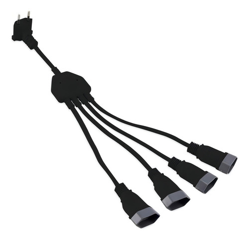 Extensão Bipolar Multiplicadora 10a Preto 42cm Force Line