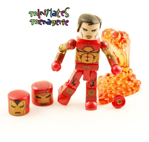 Marvel Minimates Iron Man A Través De Las Edades Modular