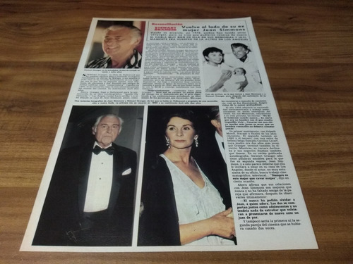 (h068) Stewart Granger * Clipping Revista 1 Pg * 1981